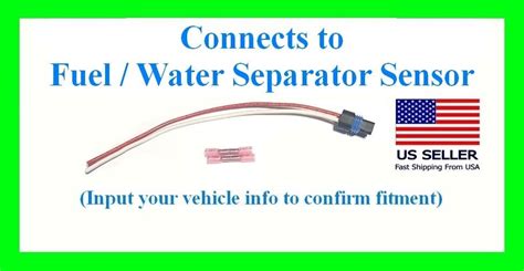 F638822: Water Separator Wiring Harness 